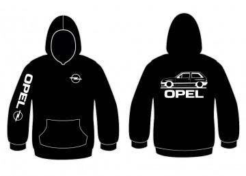 Sweatshirt com capuz para Opel Corsa A