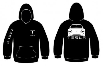 Sweatshirt com capuz para Tesla Roadster