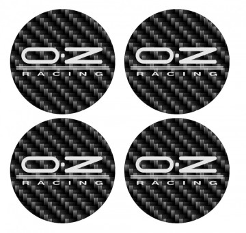 4 Autocolantes Para Centros de Jantes com OZ Racing