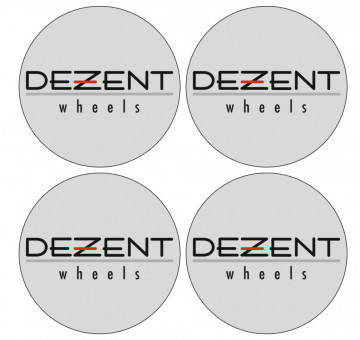 4 Autocolantes Para Centros de Jantes para Dezent