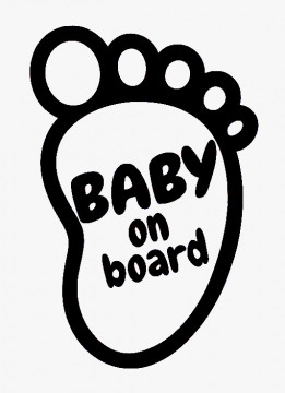 Autocolante - Baby on board