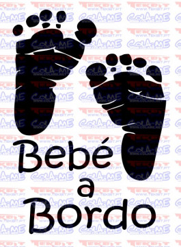 Autocolante - Bebé a Bordo