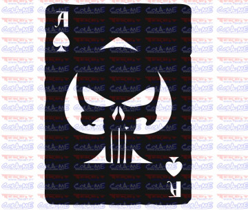 Autocolante - Cartas Caveira