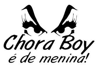 Autocolante com Chora boy é de menina!