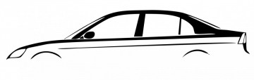 Autocolante com silhueta Honda Civic ES