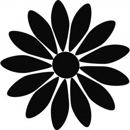 Autocolante - Flor