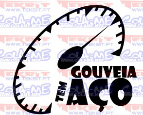 Autocolante - Gouveia tem aço