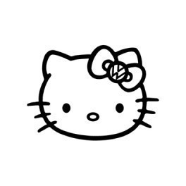 Autocolante - Hello Kitty VW