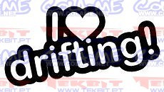 Autocolante - I Love Drifting!
