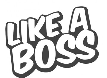 Autocolante - Like a boss