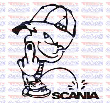 Autocolante - Mijão Scania
