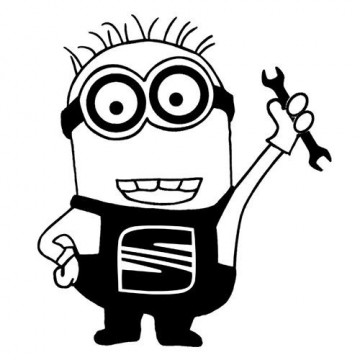 Autocolante - Minion para Seat