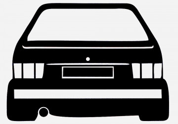 Autocolante para Volkswagen Golf MK1