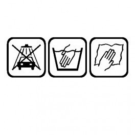 Autocolante - Passos de lavagem / Lavagem manual