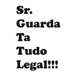 Autocolante - Sr. guarda