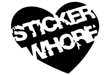 Autocolante - Sticker whore