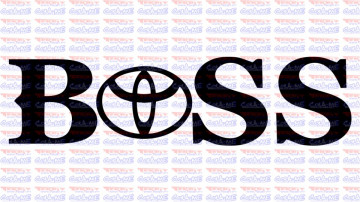Autocolante -Toyota Boss
