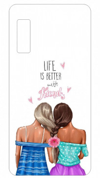 Capa de telemóvel com Life is better with friends
