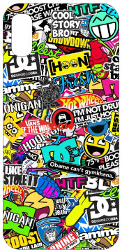 Capa de telemóvel com Sticker bomb