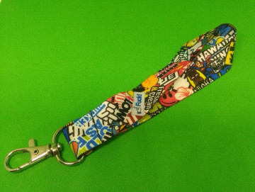 Fita Porta Chaves com Sticker bomb