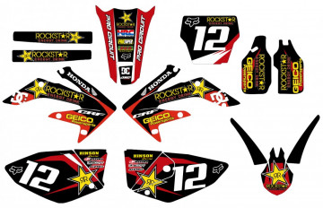 Kit Autocolantes Para Honda CRF 250x 03-13