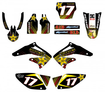 Kit Autocolantes Para HONDA CRF 450 02-04