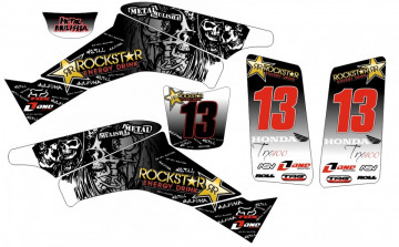 Kit Autocolantes Para HONDA TRX 400 99-07