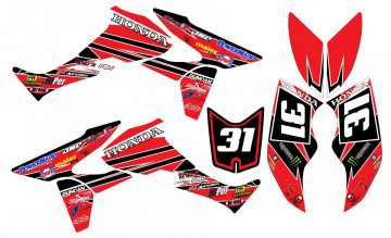 Kit Autocolantes Para HONDA TRX 450R 05-08