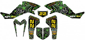 Kit Autocolantes Para Kawasaki KFX 400 03-08