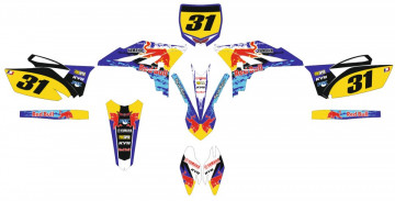 Kit Autocolantes Para Moto - Yamaha YZF 250 10-13
