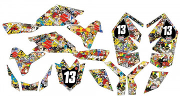 Kit Autocolantes Para Suzuki LTR 450