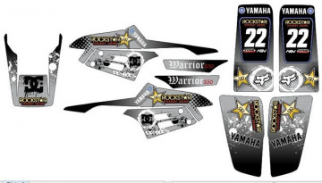 Kit Autocolantes Para Yamaha Warrior 350