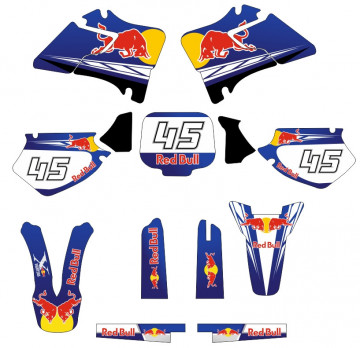 Kit Autocolantes Para Yamaha YZ / WR 125 / 250 - 96-01