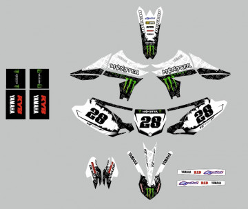 Kit Autocolantes Para Yamaha YZF 10-13