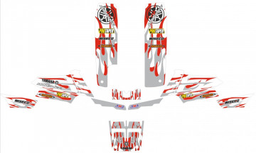 Kit de Autocolantes Para Yamaha Banshee 350