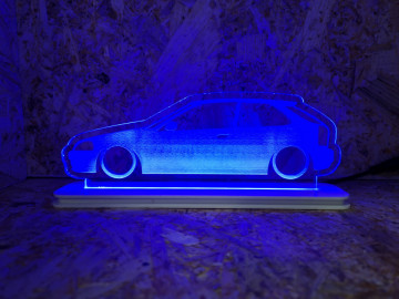 Moldura / Candeeiro com luz de presença - Honda Civic EK