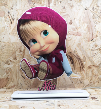 Moldura / Candeeiro com luz de presença - Masha - Com nome