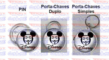 Pin / Porta Chaves - Disobey