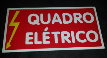 Placa PVC - Quadro Eléctrico