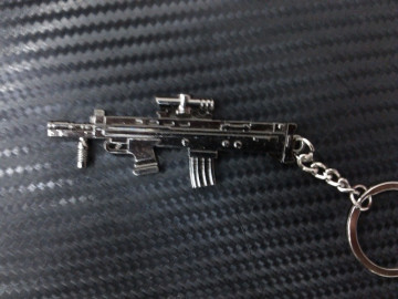 Porta Chaves - Arma Sniper Prateada