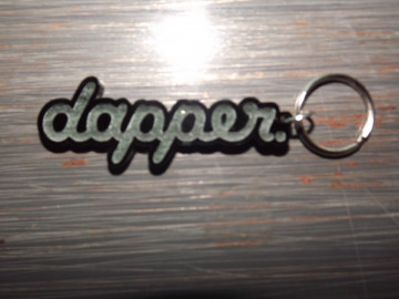 Porta Chaves de Acrílico com gravação "Dapper"
