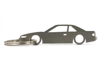 Porta Chaves em inox com silhueta com Nissan Silvia S13 PS13