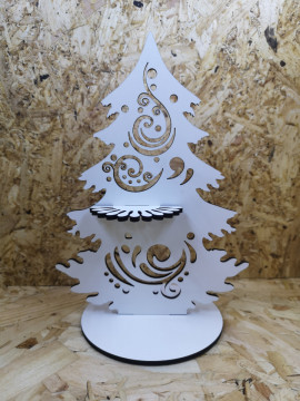 Porta guardanapos árvore de Natal - MDF