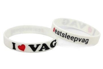 Pulseira- I Love Vag Branco