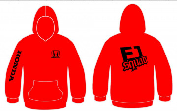 Sweatshirt com capuz para Honda EJ sQUARD