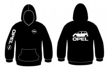 Sweatshirt com capuz para Opel Meriva