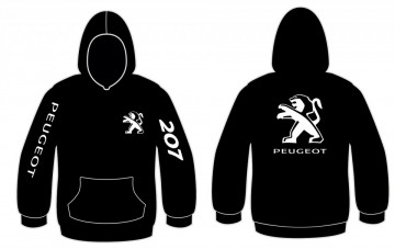 Sweatshirt com capuz para Peugeot 207