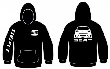 Sweatshirt com capuz para Seat Ibiza 6J Bocanegra