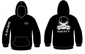 Sweatshirt com capuz para Seat - Máscara de gás
