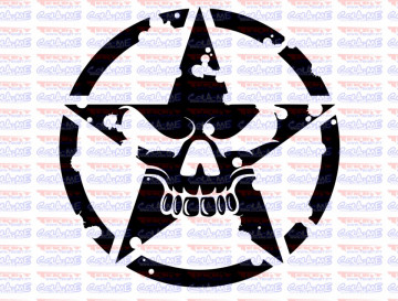 Autocolante - Army Star